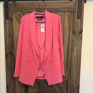 Spring Pink Blazer Torrid size 00 new with tags lined working pockets